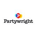 Partywright.com logo, a brandable .com business name for sale