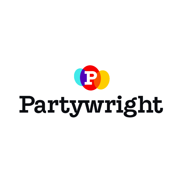 Partywright.com logo, a brandable .com business name for sale