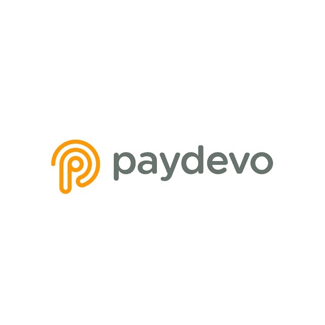 Paydevo.com logo, a brandable .com business name for sale