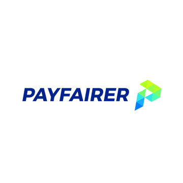 Payfairer.com logo, a brandable .com business name for sale