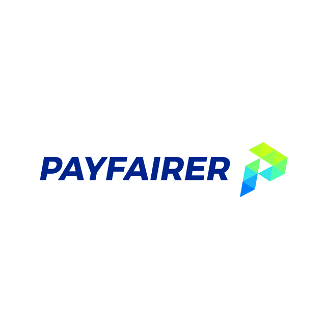 Payfairer.com logo, a brandable .com business name for sale
