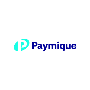 Paymique.com logo, a brandable .com business name for sale