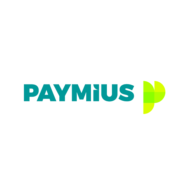 Paymius.com logo, a brandable .com business name for sale