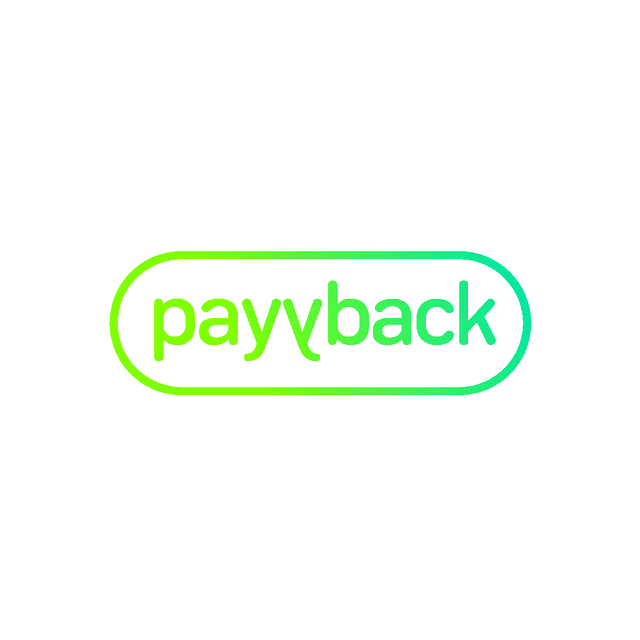 Payyback.com logo, a brandable .com business name for sale