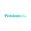 PensionsEtc.com logo, a brandable .com business name for sale
