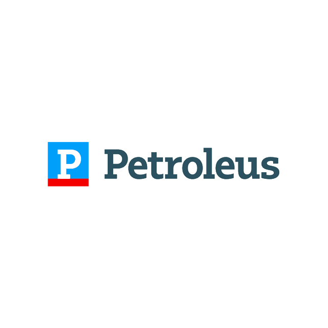 Petroleus.com logo, a brandable .com business name for sale