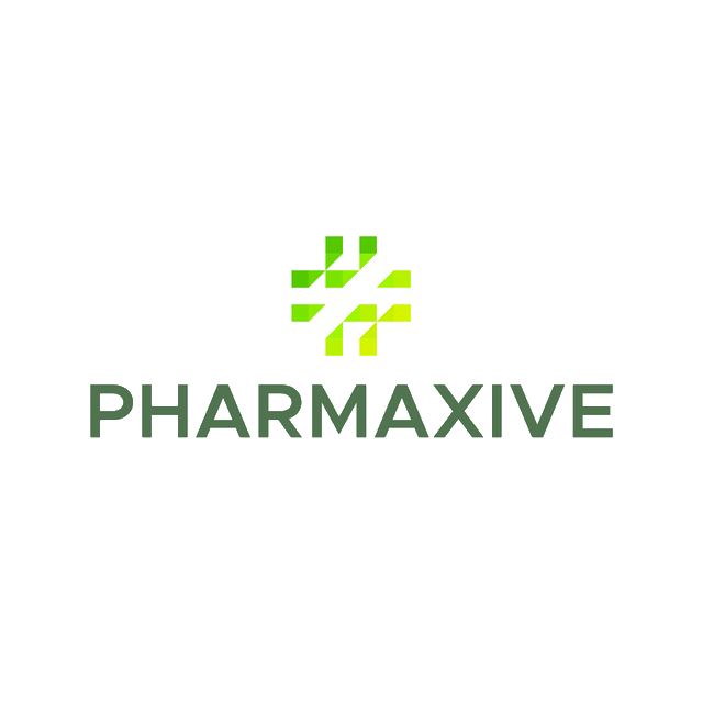 Pharmaxive.com logo, a brandable .com business name for sale