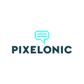 Pixelonic.com logo, a brandable .com business name for sale