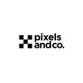 PixelsAndCo.com logo, a brandable .com business name for sale