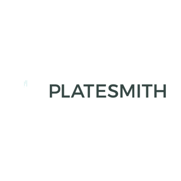 Platesmith.com logo, a brandable .com business name for sale