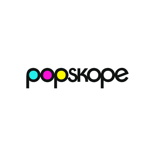 Popskope.com logo, a brandable .com business name for sale