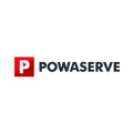 Powaserve.com logo, a brandable .com business name for sale