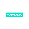 Powerqo.com logo, a brandable .com business name for sale