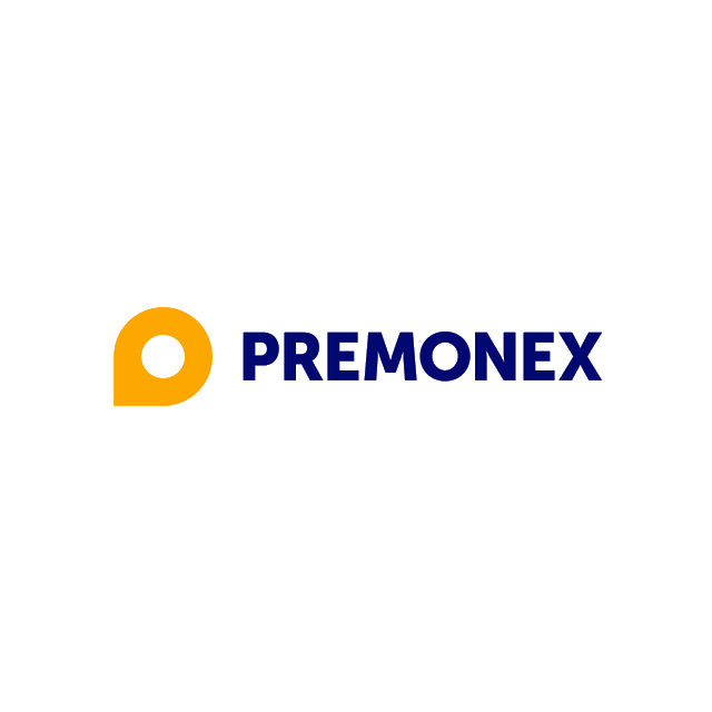 Premonex.com logo, a brandable .com business name for sale