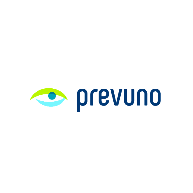 Prevuno.com logo, a brandable .com business name for sale