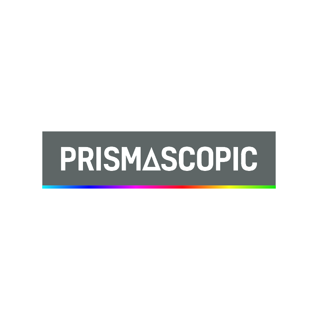 Prismascopic.com logo, a brandable .com business name for sale