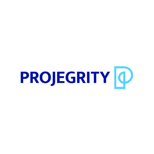 Projegrity.com logo, a brandable .com business name for sale