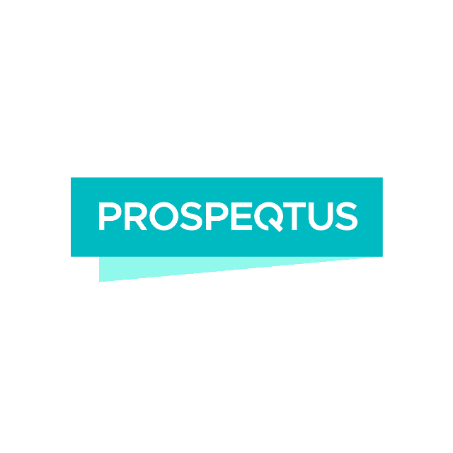 Prospeqtus.com logo, a brandable .com business name for sale