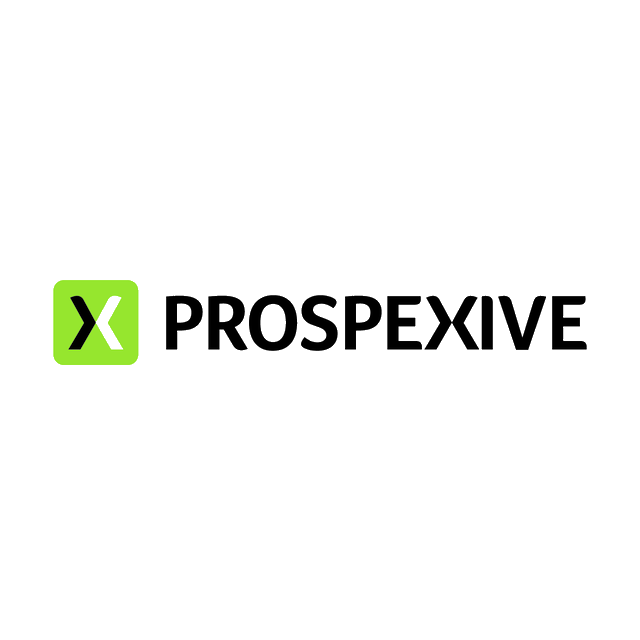 Prospexive.com logo, a brandable .com business name for sale