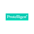 Protelligen.com logo, a brandable .com business name for sale