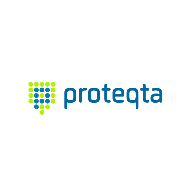 Proteqta.com logo, a brandable .com business name for sale