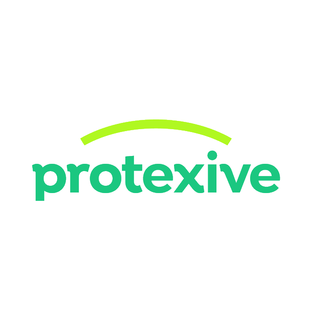 Protexive.com logo, a brandable .com business name for sale