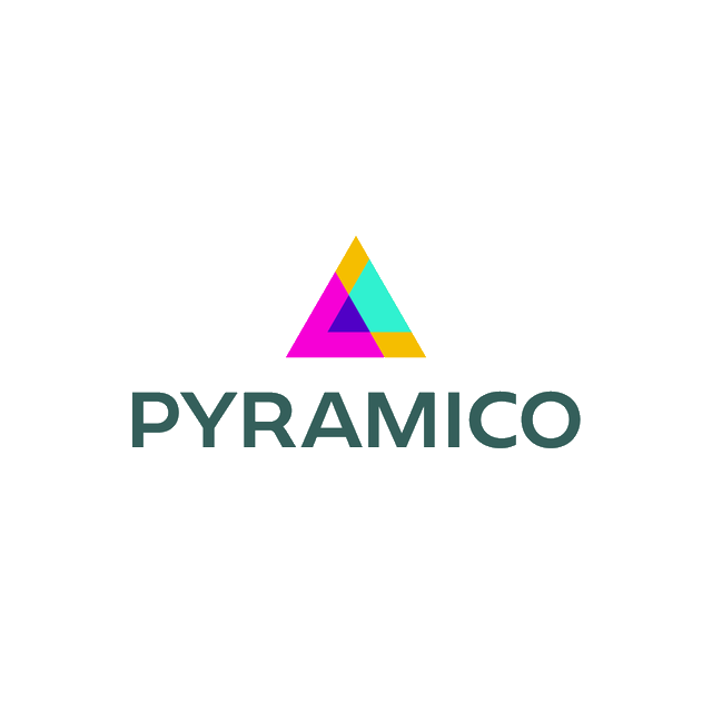 Pyramico.com logo, a brandable .com business name for sale