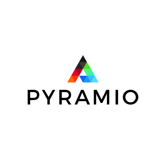 Pyramio.com logo, a brandable .com business name for sale