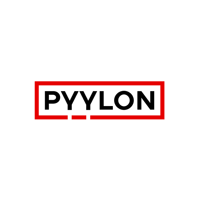 Pyylon.com logo, a brandable .com business name for sale