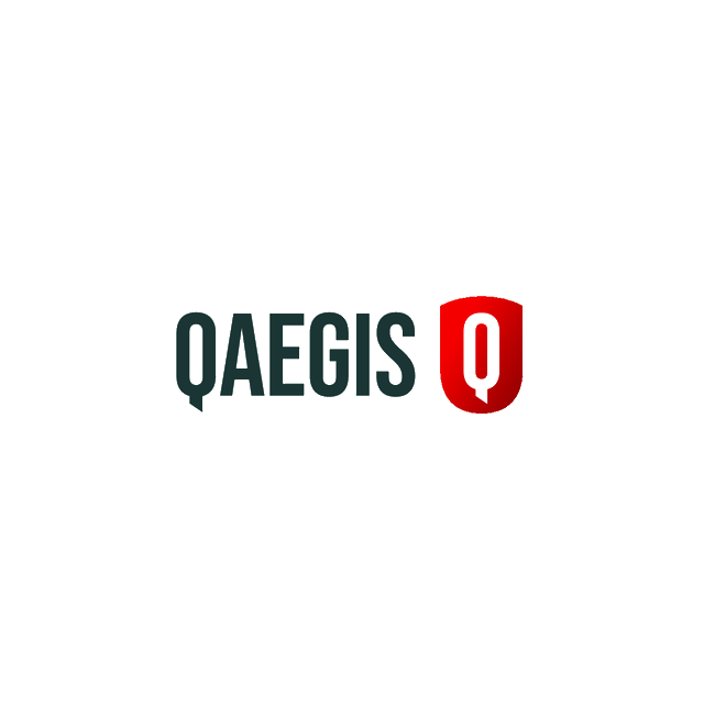 Qaegis.com logo, a brandable .com business name for sale