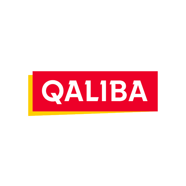 Qaliba.com logo, a brandable .com business name for sale