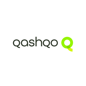 Qashqo.com logo, a brandable .com business name for sale