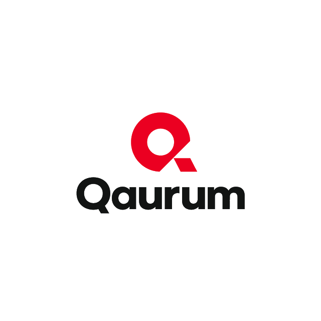 Qaurum.com logo, a brandable .com business name for sale
