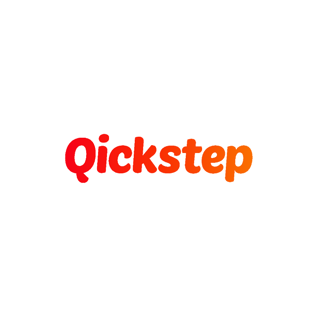 Qickstep.com logo, a brandable .com business name for sale