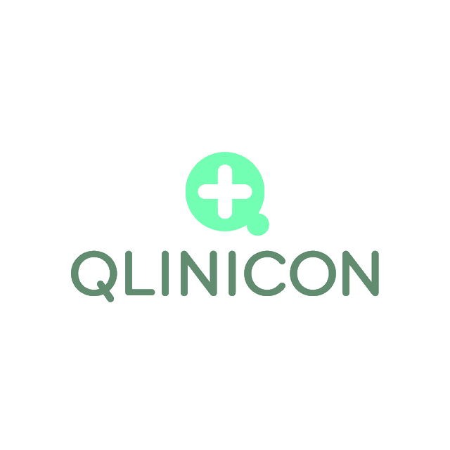 Qlinicon.com logo, a brandable .com business name for sale