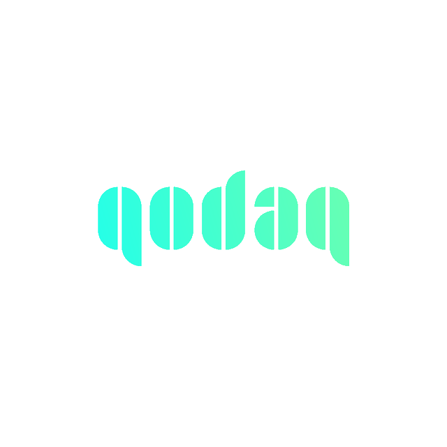 Qodaq.com logo, a brandable .com business name for sale