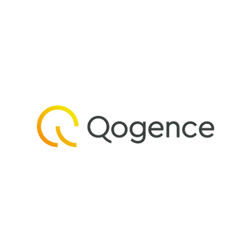 Qogence.com logo, a brandable .com business name for sale