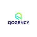 Qogency.com logo, a brandable .com business name for sale
