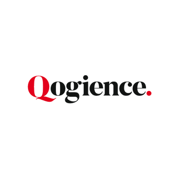 Qogience.com logo, a brandable .com business name for sale