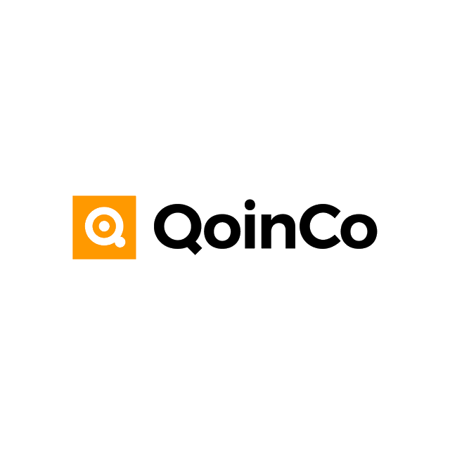 Qoinco.com logo, a brandable .com business name for sale