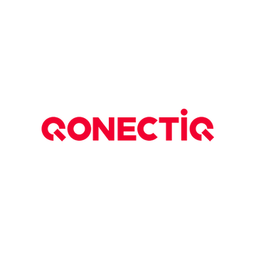 Qonectiq.com logo, a brandable .com business name for sale