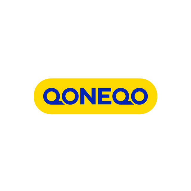 Qoneqo.com logo, a brandable .com business name for sale