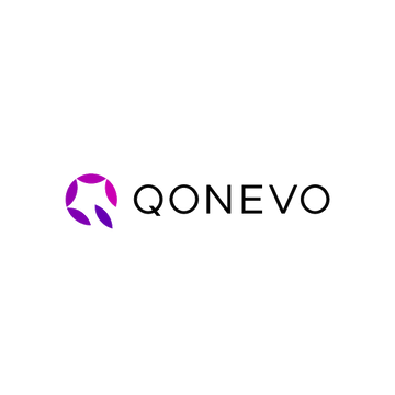 Qonevo.com logo, a brandable .com business name for sale