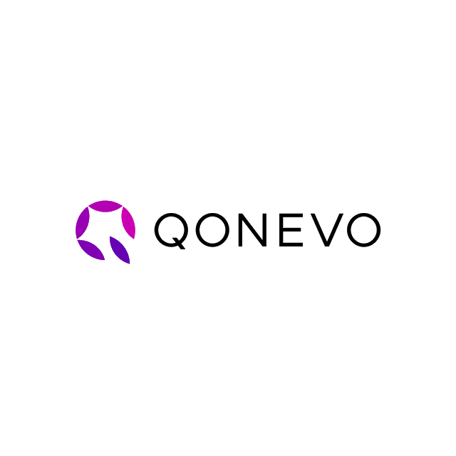 Qonevo.com logo, a brandable .com business name for sale