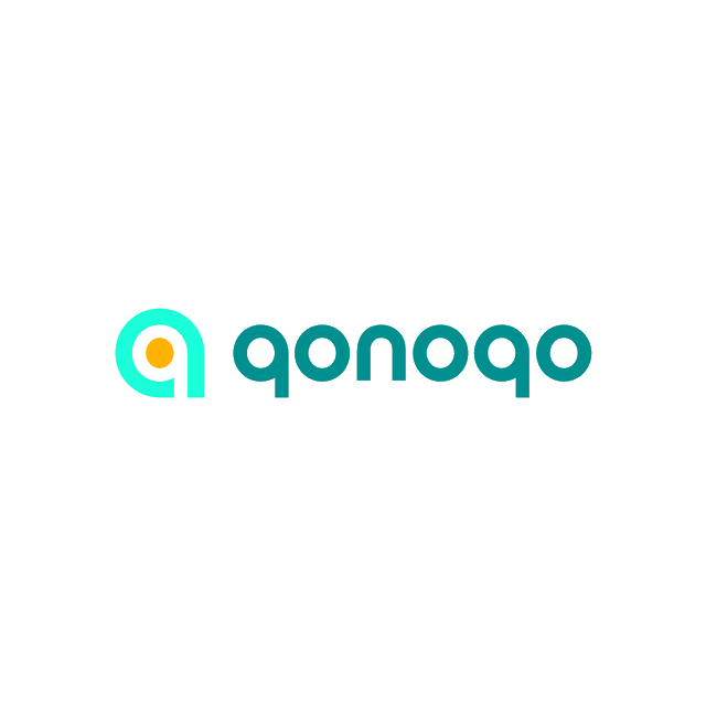 Qonoqo.com logo, a brandable .com business name for sale