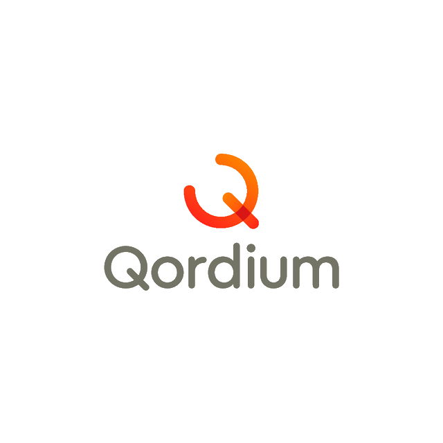 Qordium.com logo, a brandable .com business name for sale