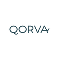 Qorva.com logo, a brandable .com business name for sale