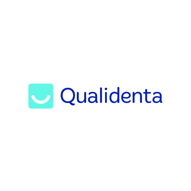 Qualidenta.com logo, a brandable .com business name for sale