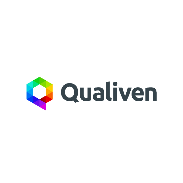 Qualiven.com logo, a brandable .com business name for sale