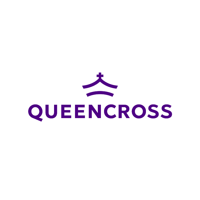 Queencross.com logo, a brandable .com business name for sale